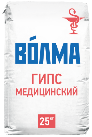 Гипс медицинский «ВОЛМА» Г-5, 25 кг