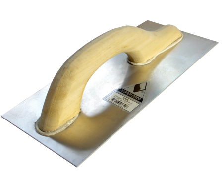 Гладилка штукатурная прямая VTB, деревянная ручка, 360 х 160 х 2 мм